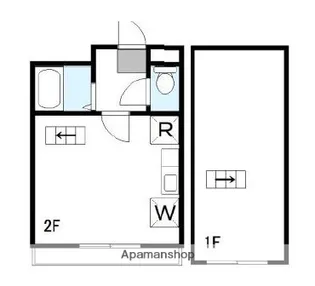 ブックC棟【202号室】の間取り