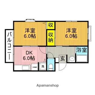 サンシャインアムール【2階】の間取り