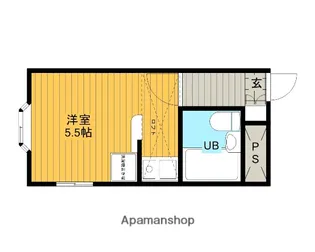 アイランディール大和田【201号室】の間取り