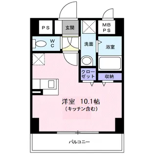 メゾン ド レイ【8階】の間取り