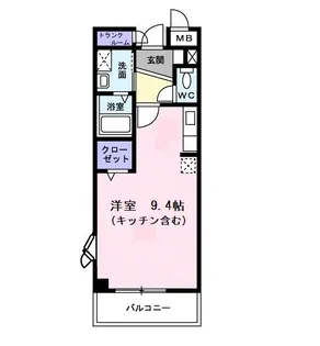 メープル【3階】の間取り