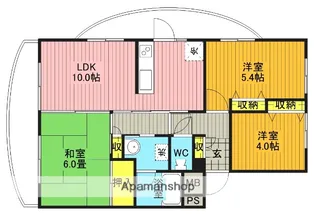 エータイマンション【2階】の間取り