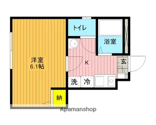 キャメル土呂【101号室】の間取り