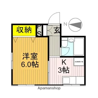 小野ビル(土呂)【305号室】の間取り