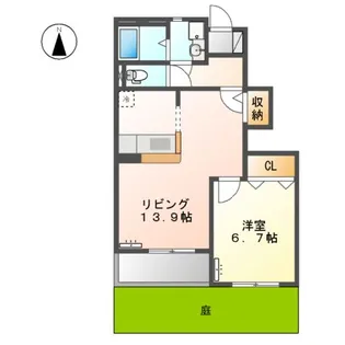 グランチェスタ【1階】の間取り