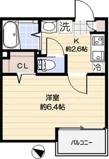 プリムス大宮【2階】の間取り