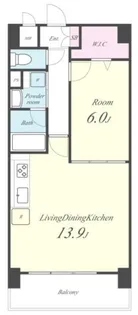 FREESIA.Y【5階】の間取り