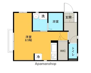 シエルフォンティーヌⅠ【101号室】の間取り