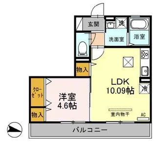 サン アイランド【1階】の間取り