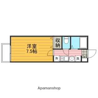 キャメル土呂ⅢB棟【102号室】の間取り