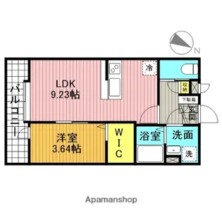 USハイムⅨ【3階】の間取り