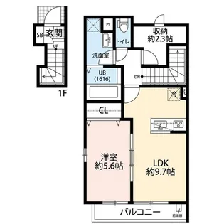 アムール イル【2階】の間取り
