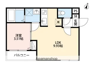 CRASTINE植竹町【3階】の間取り
