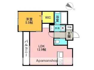 AIMABLE(エマーブル)【2階】の間取り