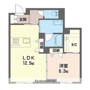 モアナヒルズ【1階】の間取り