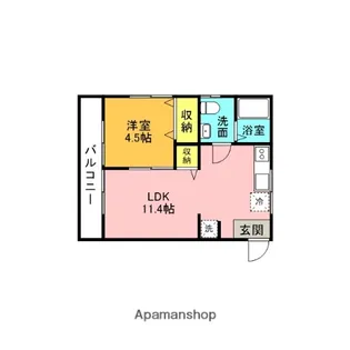 DS五番館【2階】の間取り
