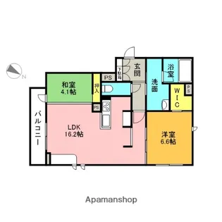 オリィーブテラス【2階】の間取り