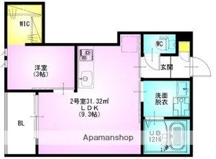 REGALEST橘【1階】の間取り