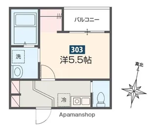 埼玉県さいたま市見沼区大字蓮沼【アパート】の間取り