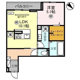 ノーブルヴィラ上尾【2階】の間取り