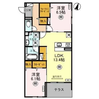 ヴィアレット Ⅷ【1階】の間取り