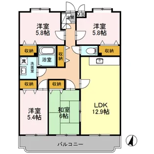 パストラルピア【2階】の間取り