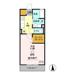 LOBELLIA TORO Ⅰ【2階】の間取り