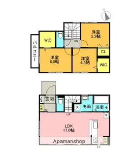 埼玉県さいたま市見沼区丸ヶ崎町【一戸建】の間取り