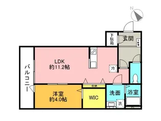 ルピナス東門前【1階】の間取り