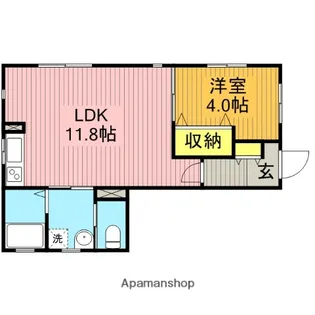 パナ盆栽【101号室】の間取り