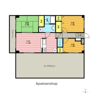 まりえ一番館【5階】の間取り