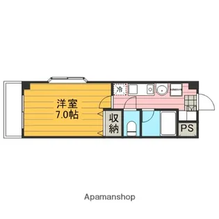 ヴェルシュタットツバイ【2階】の間取り