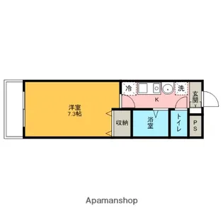 VOLSTADT大宮公園【4階】の間取り
