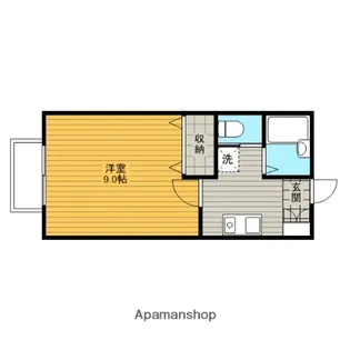 ビューテラス【101号室】の間取り