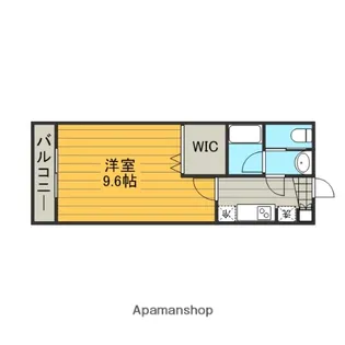 USハイムⅥ【406号室】の間取り