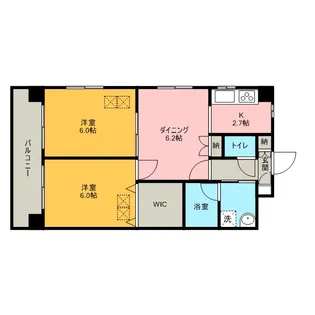 サンウィングS Ⅱ【3階】の間取り