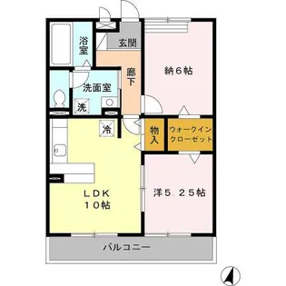 ラヴィーヌ【2階】の間取り