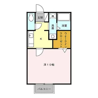 コスミオン【1階】の間取り