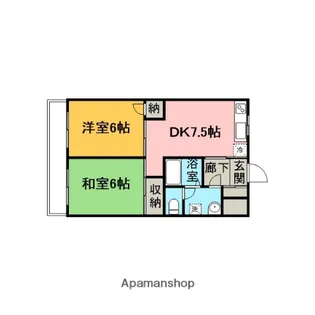 リファインドマンションK【2階】の間取り