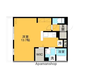 ヴューテラス【303号室】の間取り