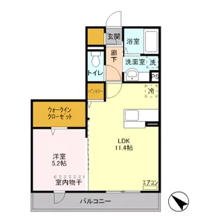 フィレンツェ【2階】の間取り