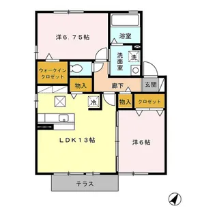 リビングタウン大宮西 A【1階】の間取り