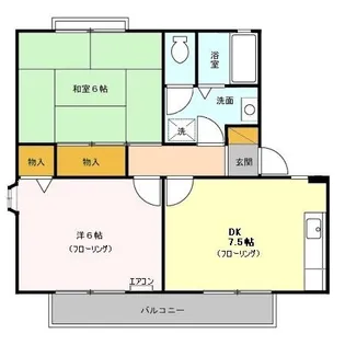 セジュールM【2階】の間取り