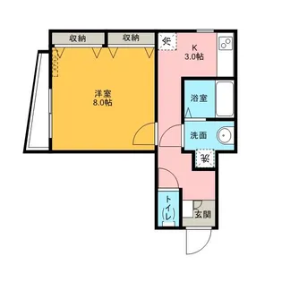 ラ・セネシオ【7階】の間取り