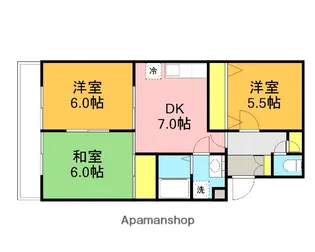メゾン島田【105号室】の間取り
