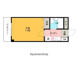 エスポアール大成【1階】の間取り