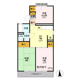 フレグランスサエラ【2階】の間取り