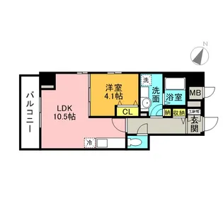 GRAN COURT YONO【7階】の間取り