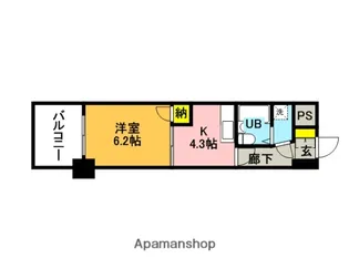 ライオンズマンション与野本町第6【3階】の間取り