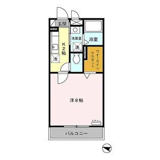 グランシャリオ 桜木【3階】の間取り